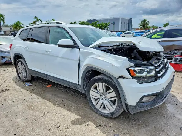 1V2WR2CAXKC606129 — 2019 Volkswagen Atlas, фото 4 с аукциона Copart, Передняя часть