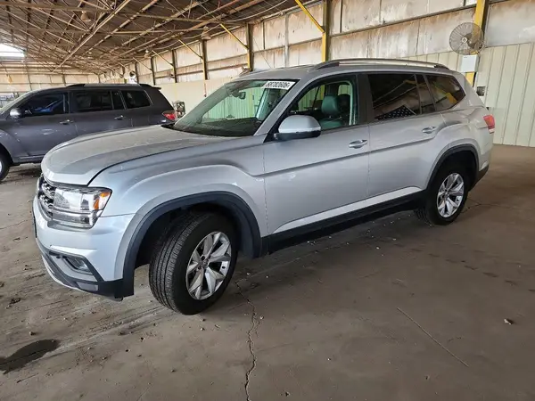 1V2DR2CA2KC613843 — 2019 Volkswagen Atlas, Передняя часть (Front End), фото до ремонта