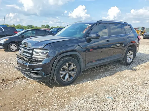 1V2DR2CA6KC538998 — 2019 Volkswagen Atlas, Передняя часть (Front End), фото до ремонта