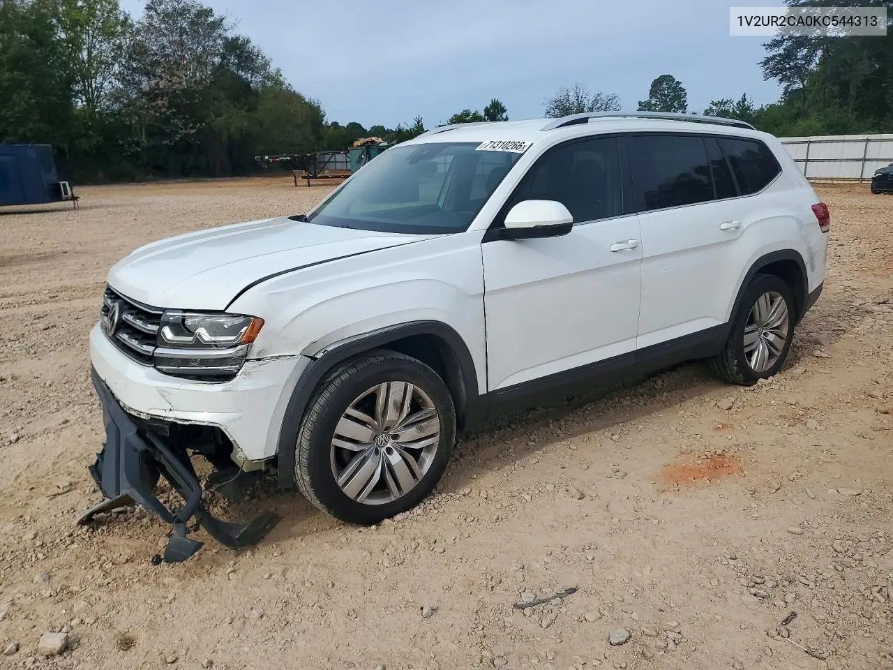 2019 Volkswagen Atlas Se VIN 1V2UR2CA0KC544313 фото 1