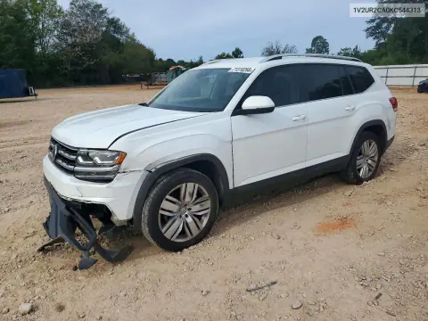 1V2UR2CA0KC544313 — 2019 Volkswagen Atlas, Передняя часть, фото до ремонта