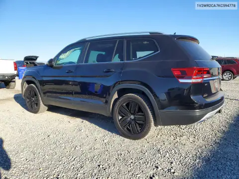 2019 Volkswagen Atlas Se VIN 1V2WR2CA7KC594778 фото 2