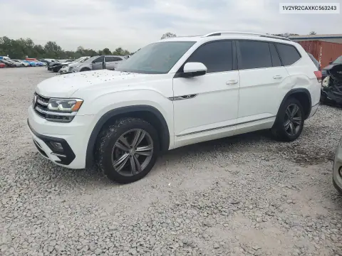 2019 Volkswagen Atlas Se VIN 1V2YR2CAXKC563243 фото 1