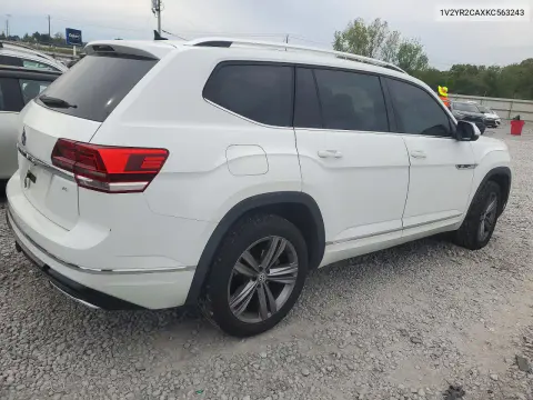 2019 Volkswagen Atlas Se VIN 1V2YR2CAXKC563243 фото 3