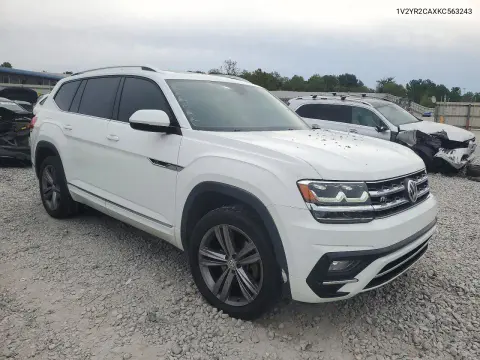 2019 Volkswagen Atlas Se VIN 1V2YR2CAXKC563243 фото 4