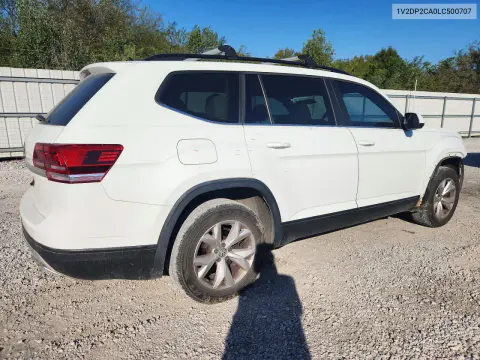 2020 Volkswagen Atlas Se VIN 1V2DP2CA0LC500707 фото 3