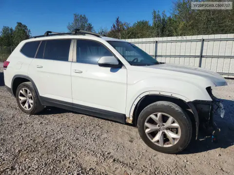 2020 Volkswagen Atlas Se VIN 1V2DP2CA0LC500707 фото 4