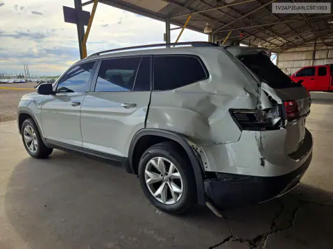 2020 Volkswagen Atlas S VIN 1V2AP2CA9LC501003 фото 2