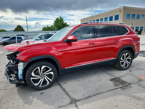 1V2TP2CA6MC512552 — 2021 Volkswagen Atlas, Передняя часть (Front End), фото до ремонта