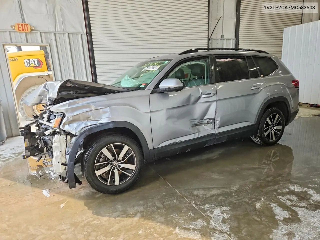 2021 Volkswagen Atlas Se VIN 1V2LP2CA7MC583503 фото 1