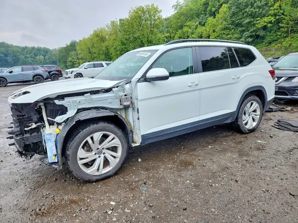 1V2KR2CA1MC558473 — 2021 Volkswagen Atlas, Передняя часть (Front End), фото до ремонта