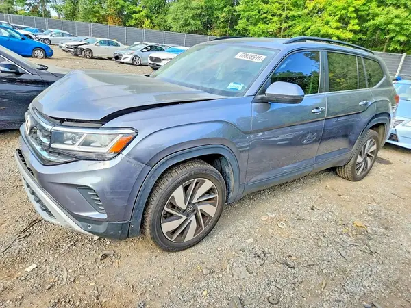 1V2HR2CA1MC538508 — 2021 Volkswagen Atlas, Передняя часть (Front End), фото до ремонта