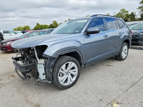 1V2HR2CA9MC574415 — 2021 Volkswagen Atlas, Передняя часть (Front End), фото до ремонта