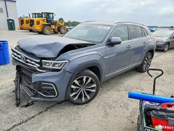 1V2SE2CA1MC203458 — 2021 Volkswagen Atlas, Передняя часть (Front End), фото до ремонта