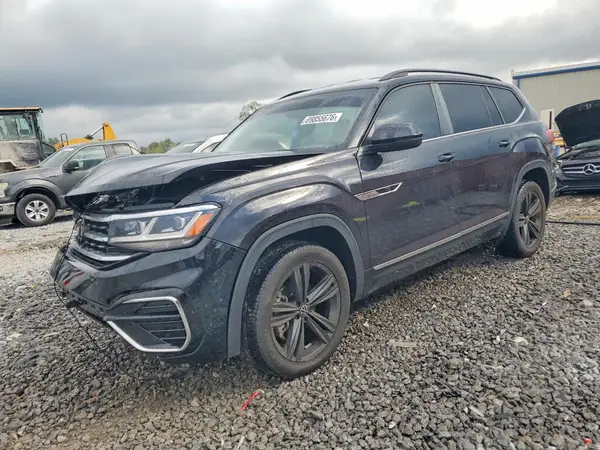 1V2MR2CA4MC565376 — 2021 Volkswagen Atlas, Передняя часть (Front End), фото до ремонта