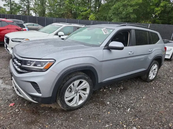 1V2WR2CA1MC542338 — 2021 Volkswagen Atlas, Передняя часть (Front End), фото до ремонта
