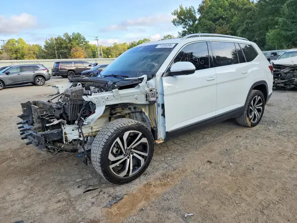 1V2TP2CA6MC589597 — 2021 Volkswagen Atlas, Передняя часть (Front End), фото до ремонта