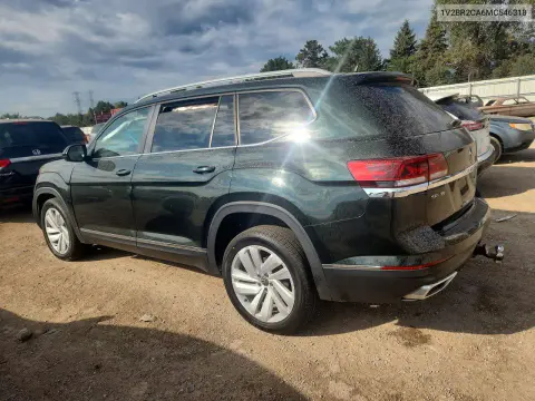2021 Volkswagen Atlas Sel VIN 1V2BR2CA6MC546318 фото 2