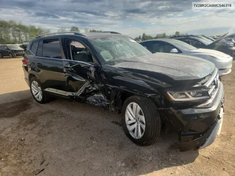 2021 Volkswagen Atlas Sel VIN 1V2BR2CA6MC546318 фото 4