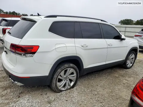 2021 Volkswagen Atlas Se VIN 1V2JP2CA4MC524254 фото 3