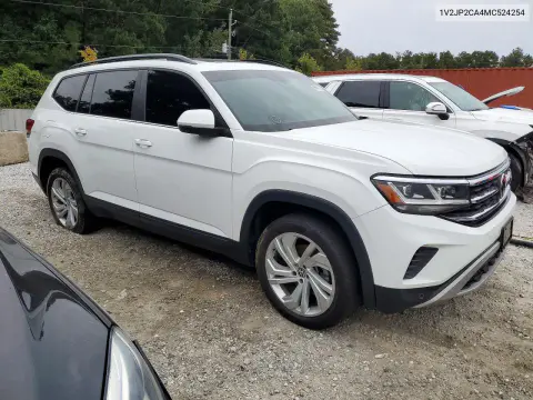 2021 Volkswagen Atlas Se VIN 1V2JP2CA4MC524254 фото 4