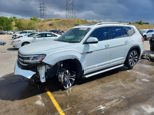 1V2FR2CA1NC510586 — 2022 Volkswagen Atlas, Град (Hail), фото до ремонта