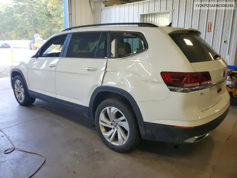 2022 Volkswagen Atlas Se VIN 1V2KP2CAXNC530243 фото 2
