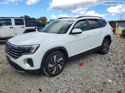 1V2KR2CA2RC611169 — 2024 Volkswagen Atlas, Передняя часть, фото до ремонта