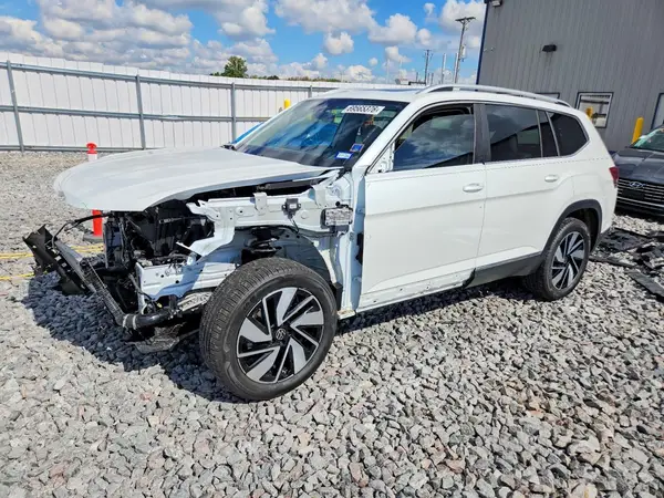 1V2BR2CA8SC518338 — 2025 Volkswagen Atlas, Передняя часть (Front End), фото до ремонта