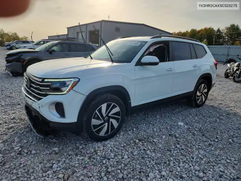 1V2HR2CAXSC523275 — 2025 Volkswagen Atlas, Передняя часть, фото до ремонта