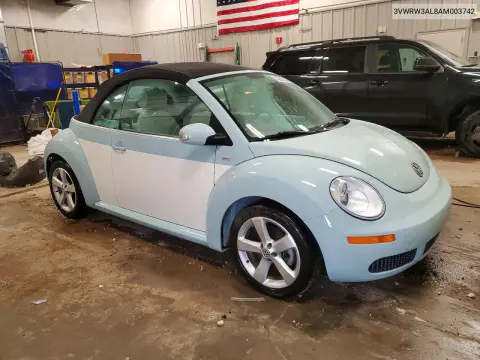 2010 Volkswagen New Beetle VIN 3VWRW3AL8AM003742 фото 4