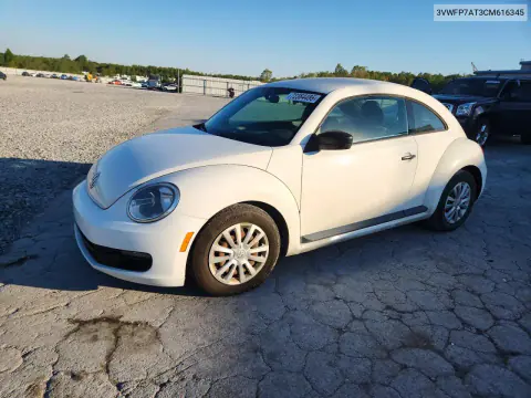3VWFP7AT3CM616345 — 2012 Volkswagen Beetle, Передняя часть, фото до ремонта