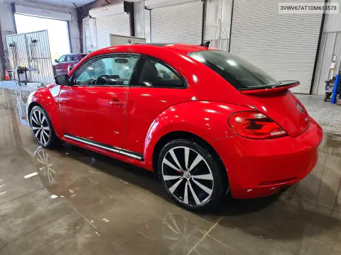 2013 Volkswagen Beetle Turbo VIN 3VWV67AT1DM613573 фото 2
