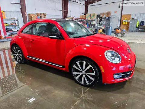 2013 Volkswagen Beetle Turbo VIN 3VWV67AT1DM613573 фото 4
