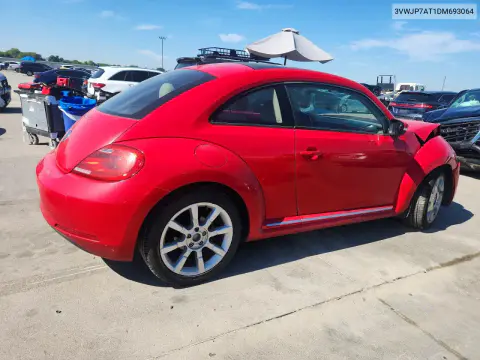 2013 Volkswagen Beetle VIN 3VWJP7AT1DM693064 фото 3