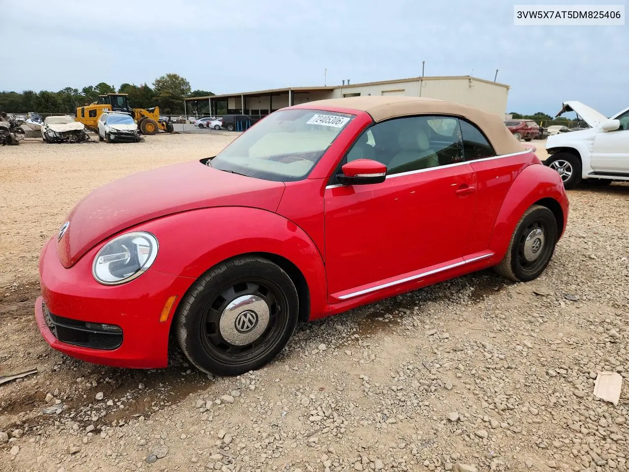 2013 Volkswagen Beetle VIN 3VW5X7AT5DM825406 фото 1