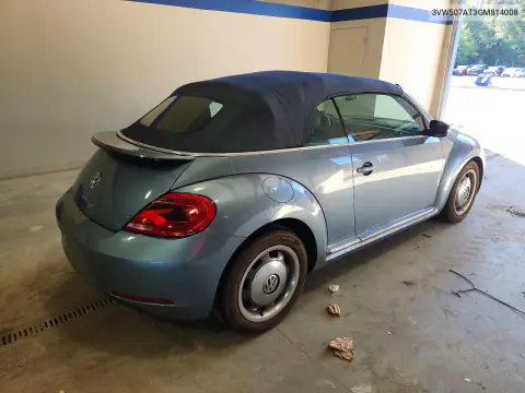 2016 Volkswagen Beetle S/Se VIN 3VW507AT3GM814008 фото 3