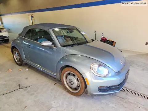 2016 Volkswagen Beetle S/Se VIN 3VW507AT3GM814008 фото 4