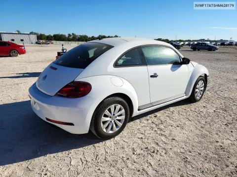 2017 Volkswagen Beetle VIN 3VWF17AT5HM628179 фото 3