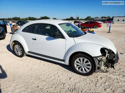 2017 Volkswagen Beetle VIN 3VWF17AT5HM628179 фото 4