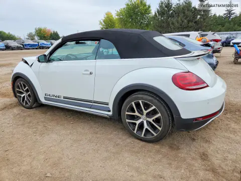 2019 Volkswagen Beetle Dune VIN 3VWTDAAT6KM503285 фото 2