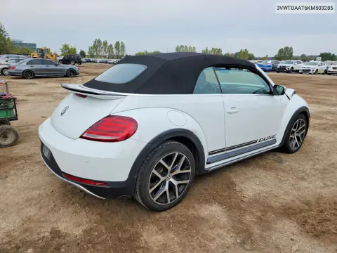 2019 Volkswagen Beetle Dune VIN 3VWTDAAT6KM503285 фото 3