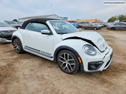 2019 Volkswagen Beetle Dune VIN 3VWTDAAT6KM503285 фото 4