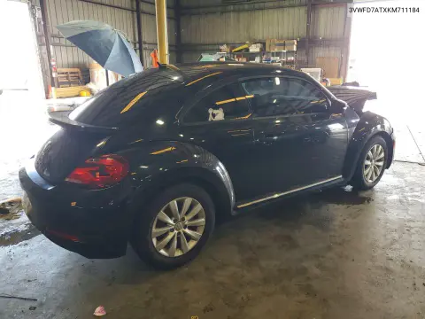 2019 Volkswagen Beetle S VIN 3VWFD7ATXKM711184 фото 3