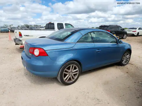 WVWFA71F38V017599 — 2008 Volkswagen EOS, фото 3 с аукциона Copart, Механические повреждения