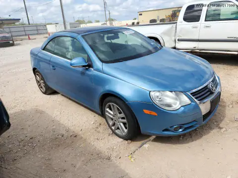 WVWFA71F38V017599 — 2008 Volkswagen EOS, фото 4 с аукциона Copart, Механические повреждения