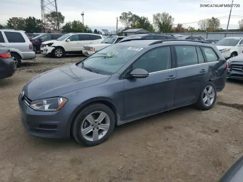 3VWCA7AU4FM507720 — 2015 Volkswagen Golf Sportsvan, Сторона, фото до ремонта