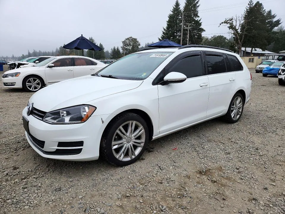 2016 Volkswagen GOLF SPORTWAGEN VIN 3VWC17AU7GM524030 фото 1