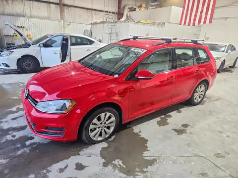 3VW017AU7HM518006 — 2017 Volkswagen GOLF Sportwagen, Задняя часть (Rear End), фото до ремонта