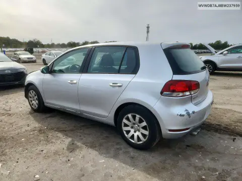2011 Volkswagen Golf VIN WVWDB7AJ8BW237959 фото 2